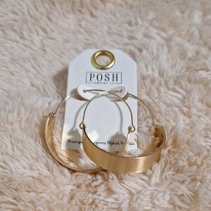 Gold Hoop Earrings